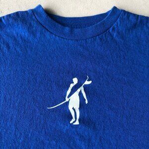 Toes on the Nose ~ Tee with Surfer Graphic ~ Youth Size Large